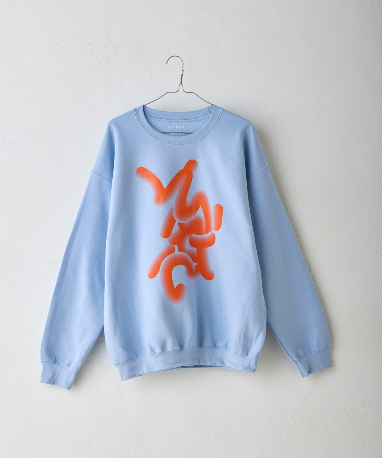 WHIMSIC 流線Logo絲網印花 套頭衛衣