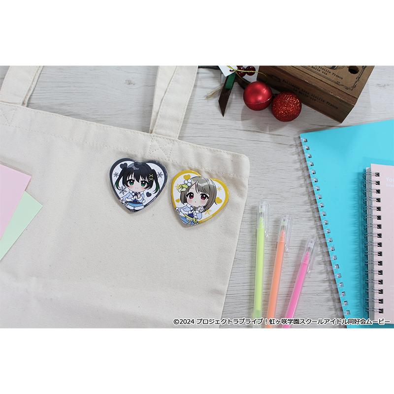 ラブライブ!虹ヶ咲學園スクールアイドル同好會(LoveLive! 虹咲學園學園偶像同好會) 普奇巧系列 心形徽章 冬季服裝款 BOX款(13個裝)