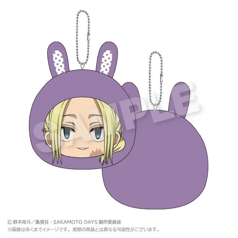 SAKAMOTO DAYS(坂本日常) 神々廻 抱枕鑰匙扣 動物帽衫款