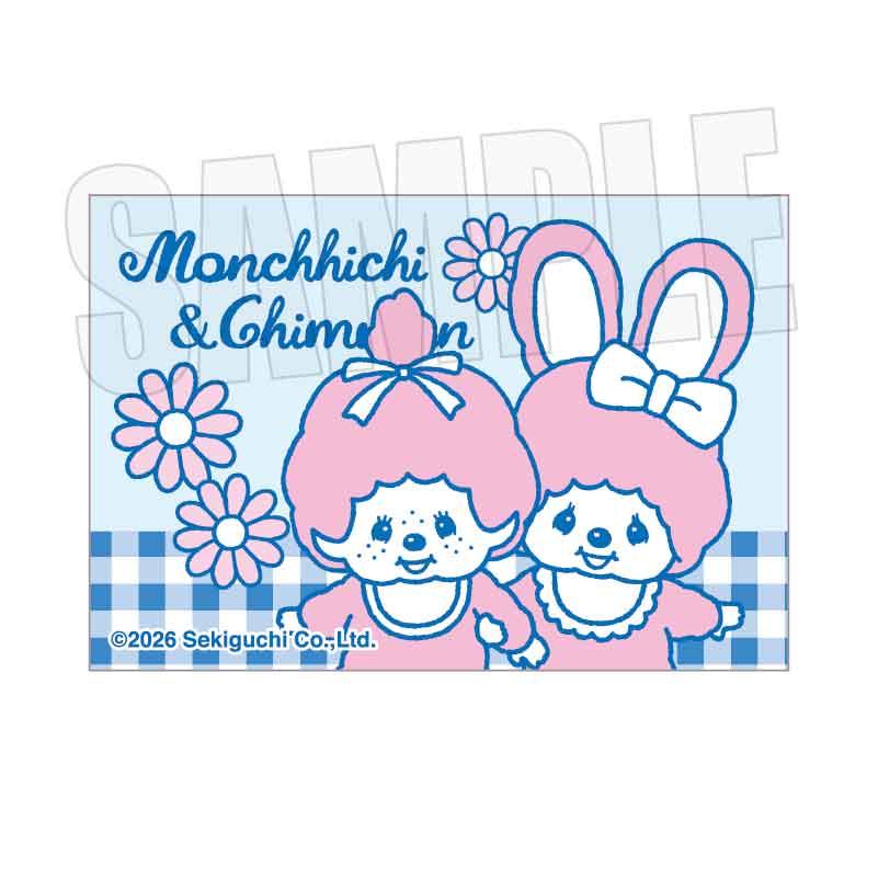 モンチッチ(蒙奇奇) モンチッチ&チムたん 方形磁貼 A款
