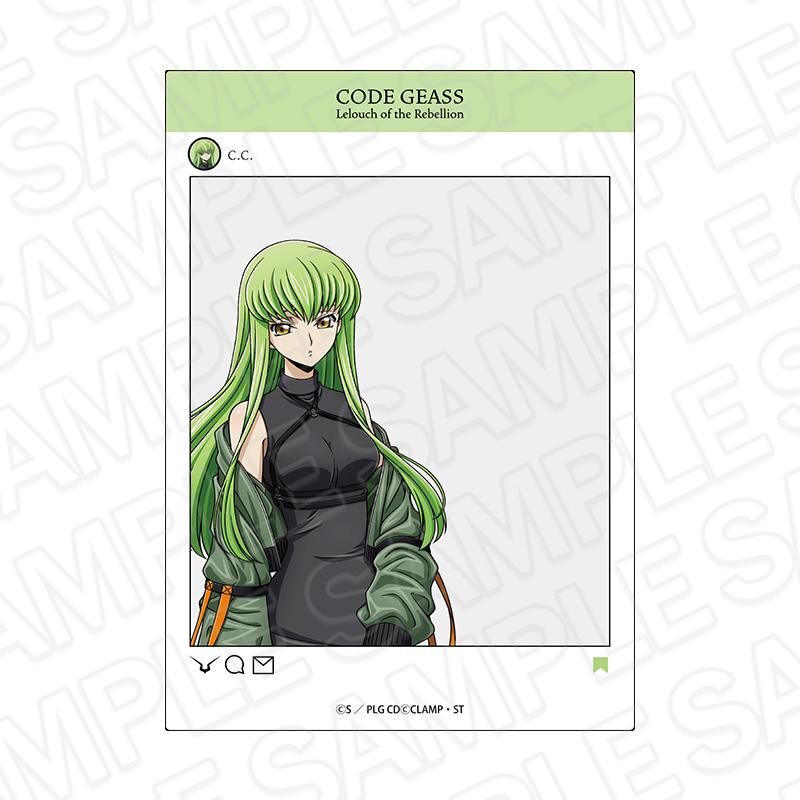 反叛的魯路修 SNS風 C.C. 亞克力相框 Street ver.