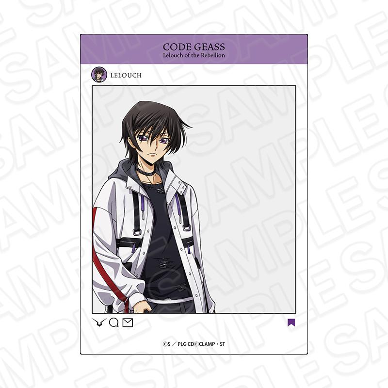 《反叛的魯路修》(反叛的魯路修) SNS風亞克力相框 ルルーシュ Street ver.