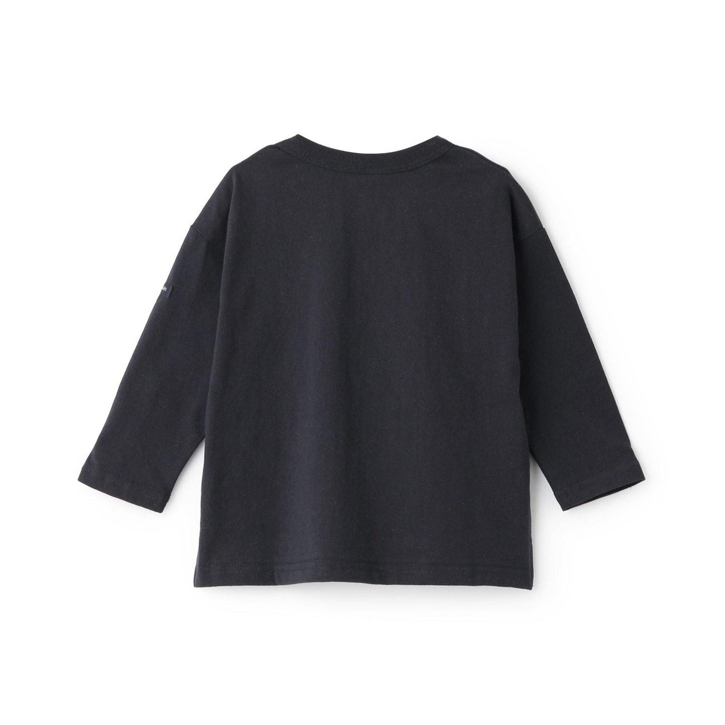 熊刺繡海軍風長袖T恤