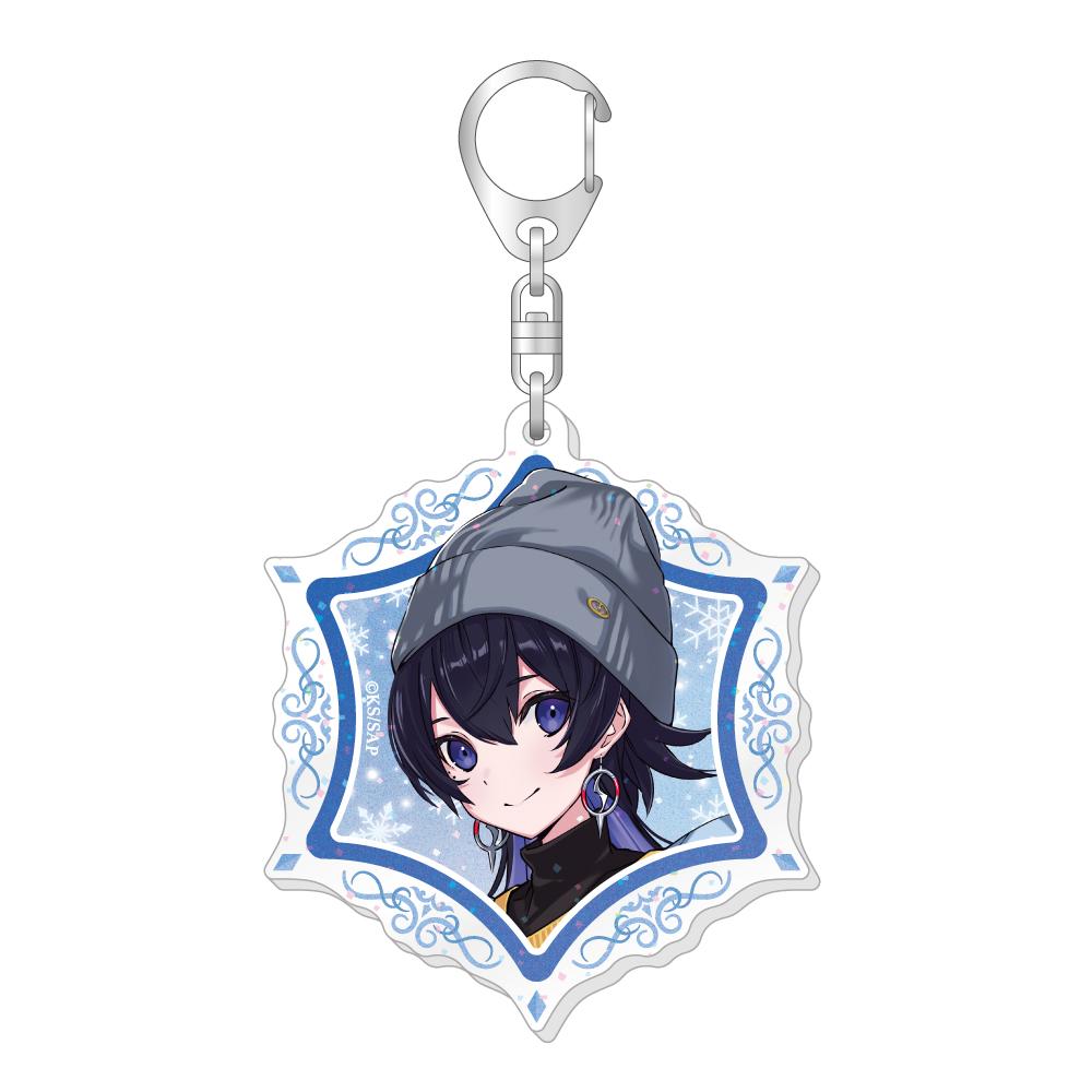 神椿市建設中。(神椿市建設中。) 輪廻 此処 亮粉亞克力鑰匙扣