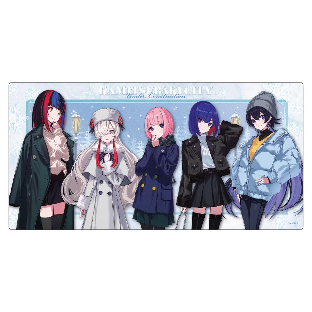 神椿市建設中。(神椿市建設中。) 全新繪製桌墊
