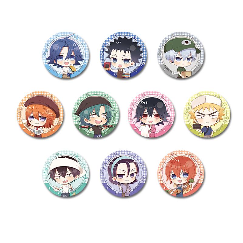 《飆速宅男》 LIMIT BREAK 普奇巧系列 B款 工作挑戰ver 盒抽徽章 完整套裝(10個入)