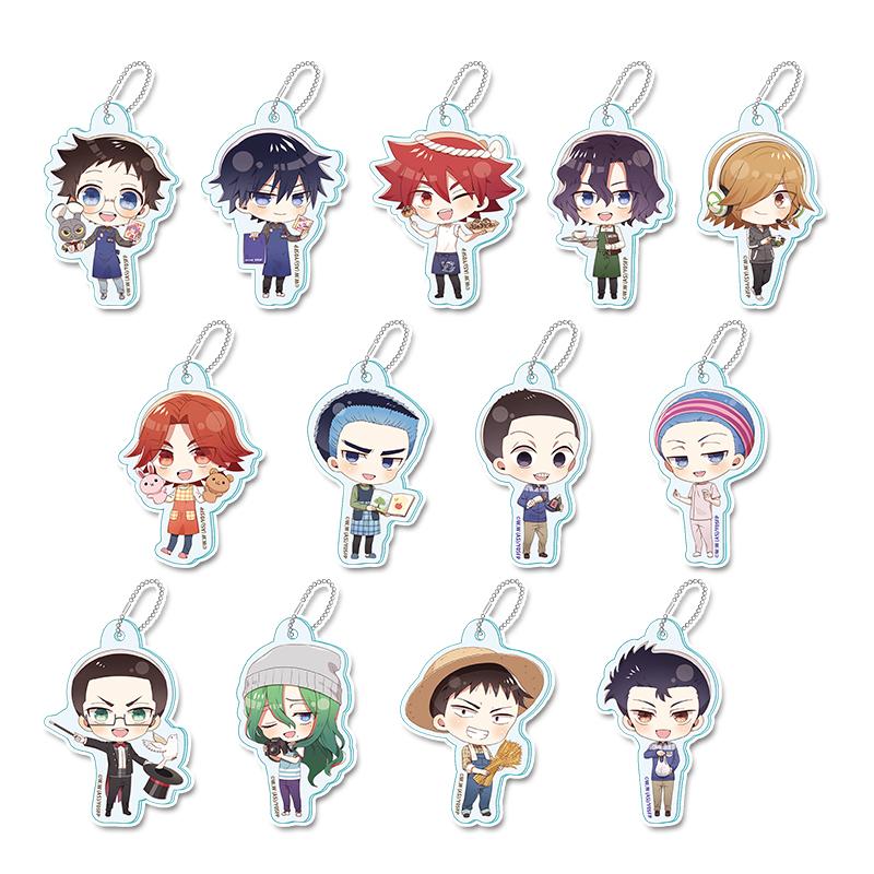 《飆速宅男》 LIMIT BREAK(飆速宅男 LIMIT BREAK) 小巧系列 A款 お仕事チャレンジ!ver. 盒抽亞克力鑰匙扣 完整盒裝(13個入)