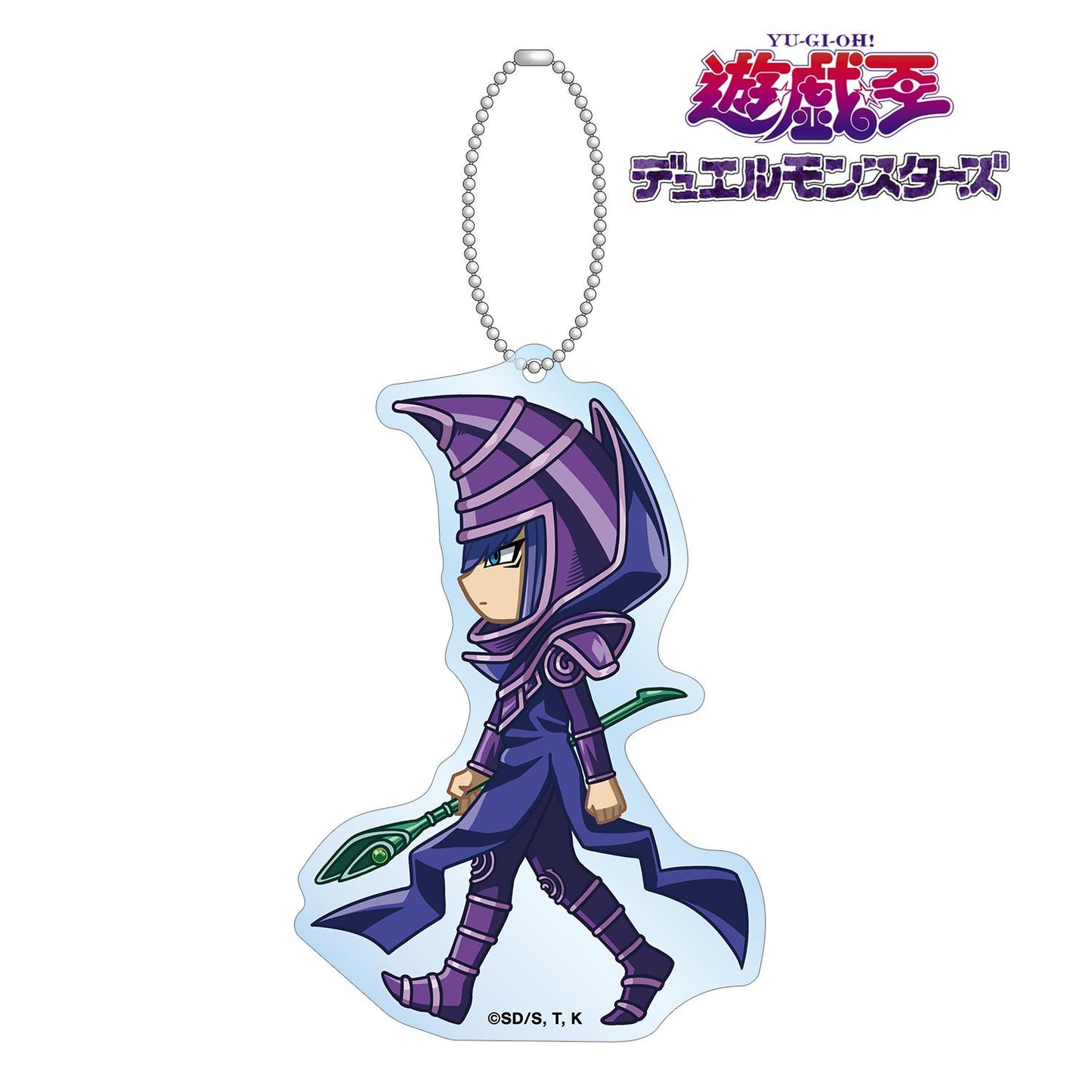 遊☆戱☆王デュエルモンスターズ(遊戲王 決鬥怪獸) 萌立繪系列 ブラック・マジシャン BIG亞克力鑰匙扣