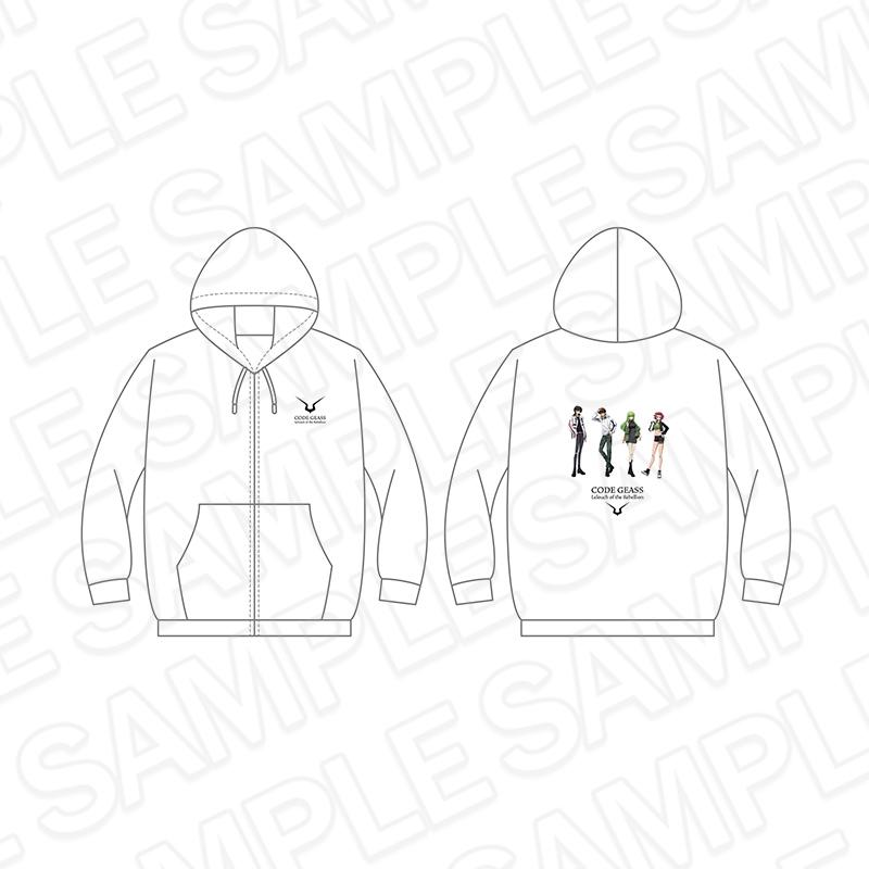 《反叛的魯路修》(反叛的魯路修) L碼 拉鍊連帽衛衣 Street ver.