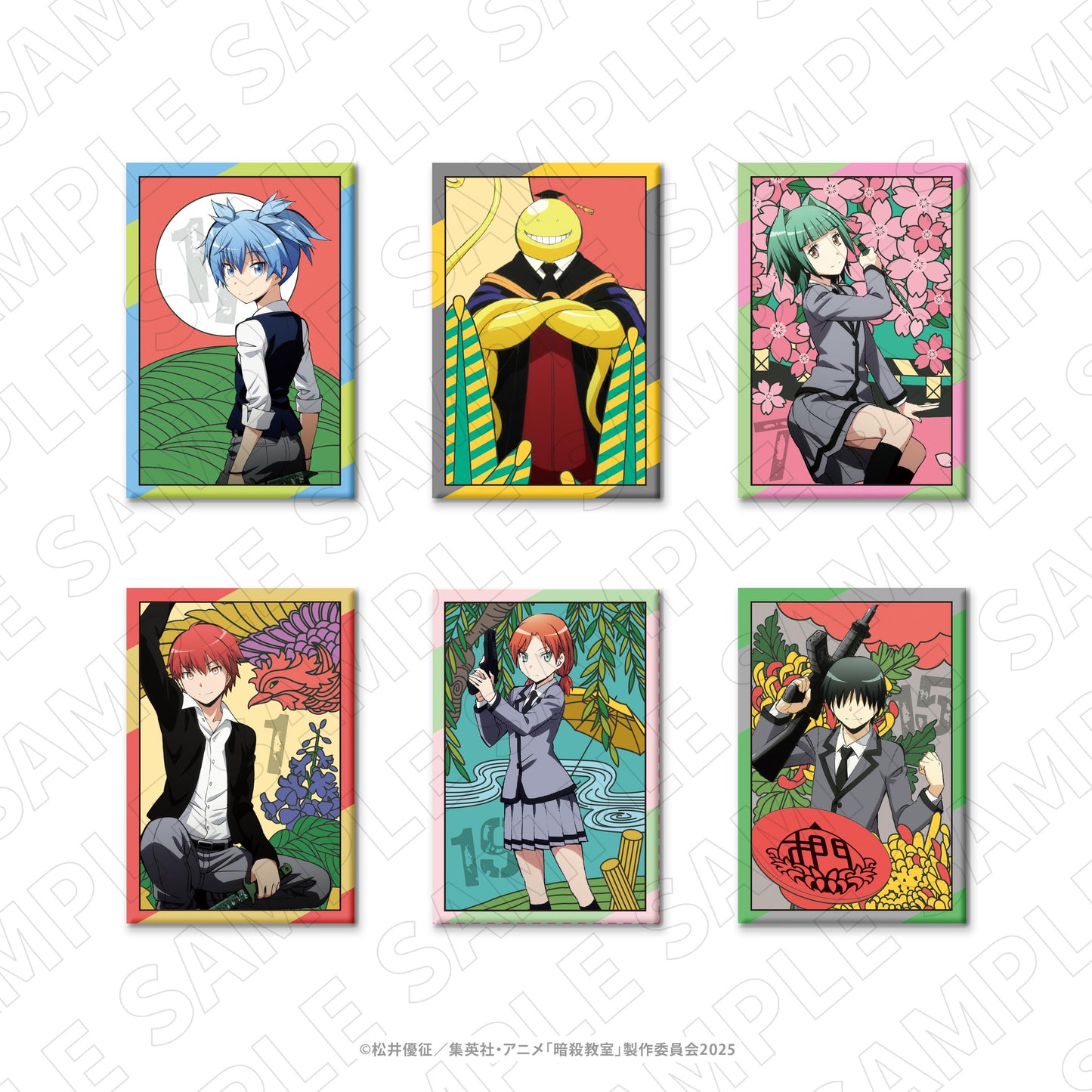 暗殺教室(暗殺教室) 速水凜香 長方形徽章