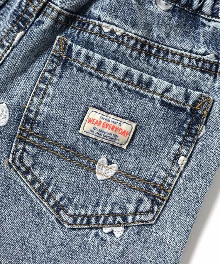 愛心圖案 長款 長褲 10分丈