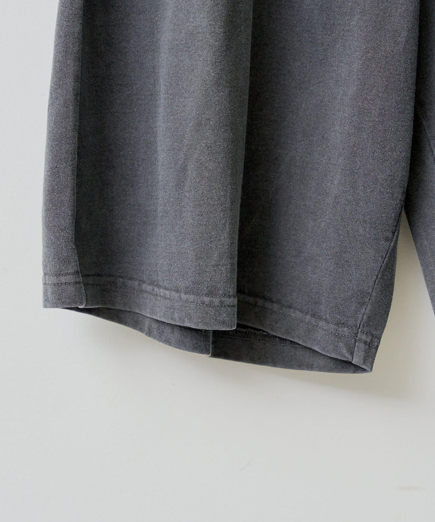 顏料染 寬鬆 針織 休閒短褲