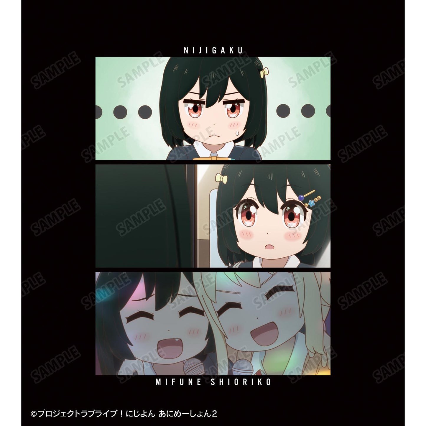 にじよん あにめーしょん2(虹咲四格動畫2) 三船栞子 套頭連帽衛衣 男女同款 XL款