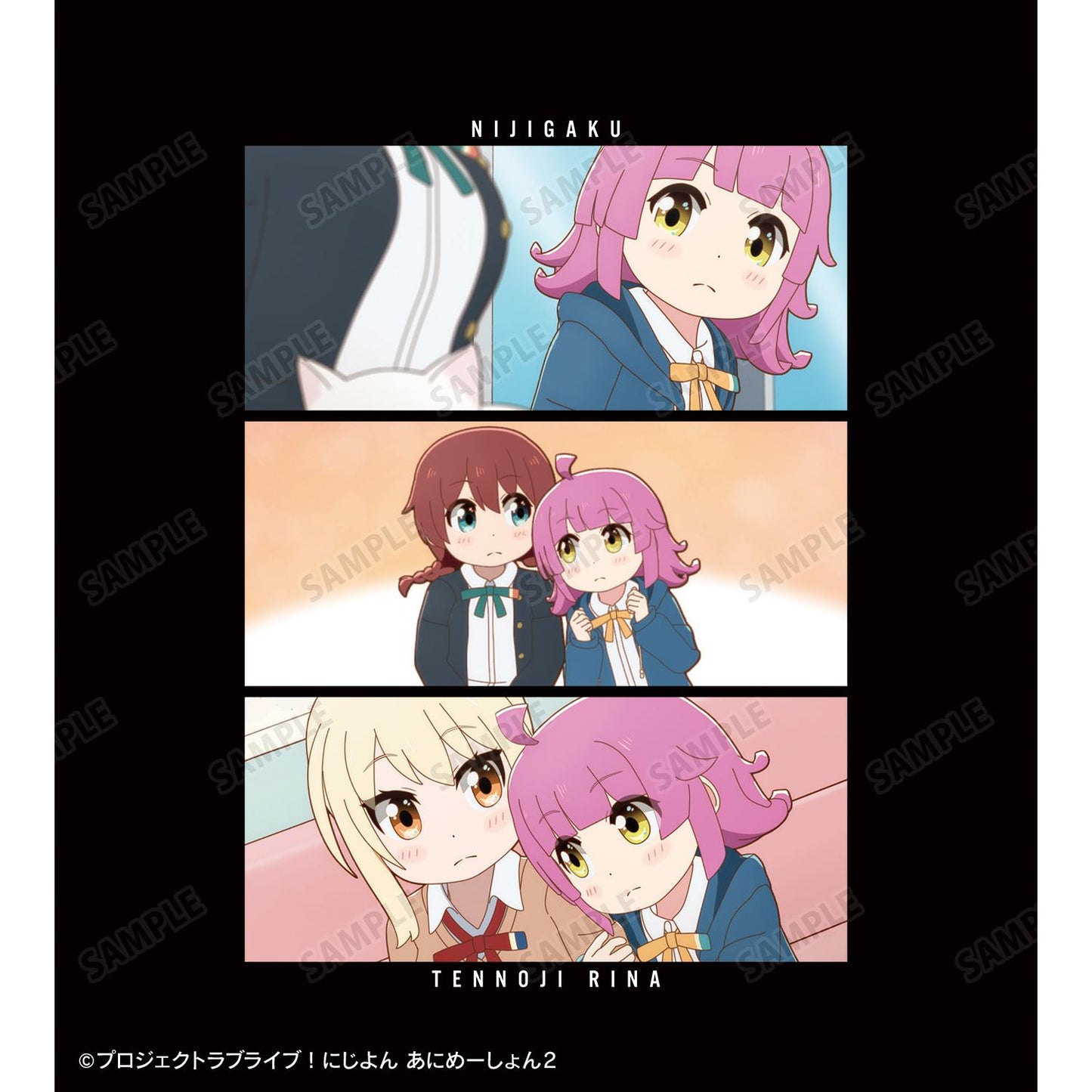 にじよん あにめーしょん2(虹四動畫2) 天王寺璃奈 場景圖 套頭連帽衛衣 XXL款