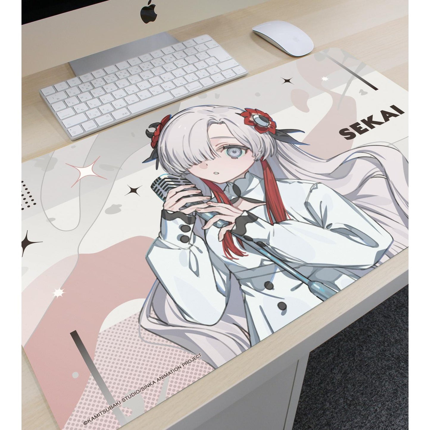 神椿市建設中。(神椿市建設中。) 夜河 世界 多功能桌墊 カジュアルロックver.