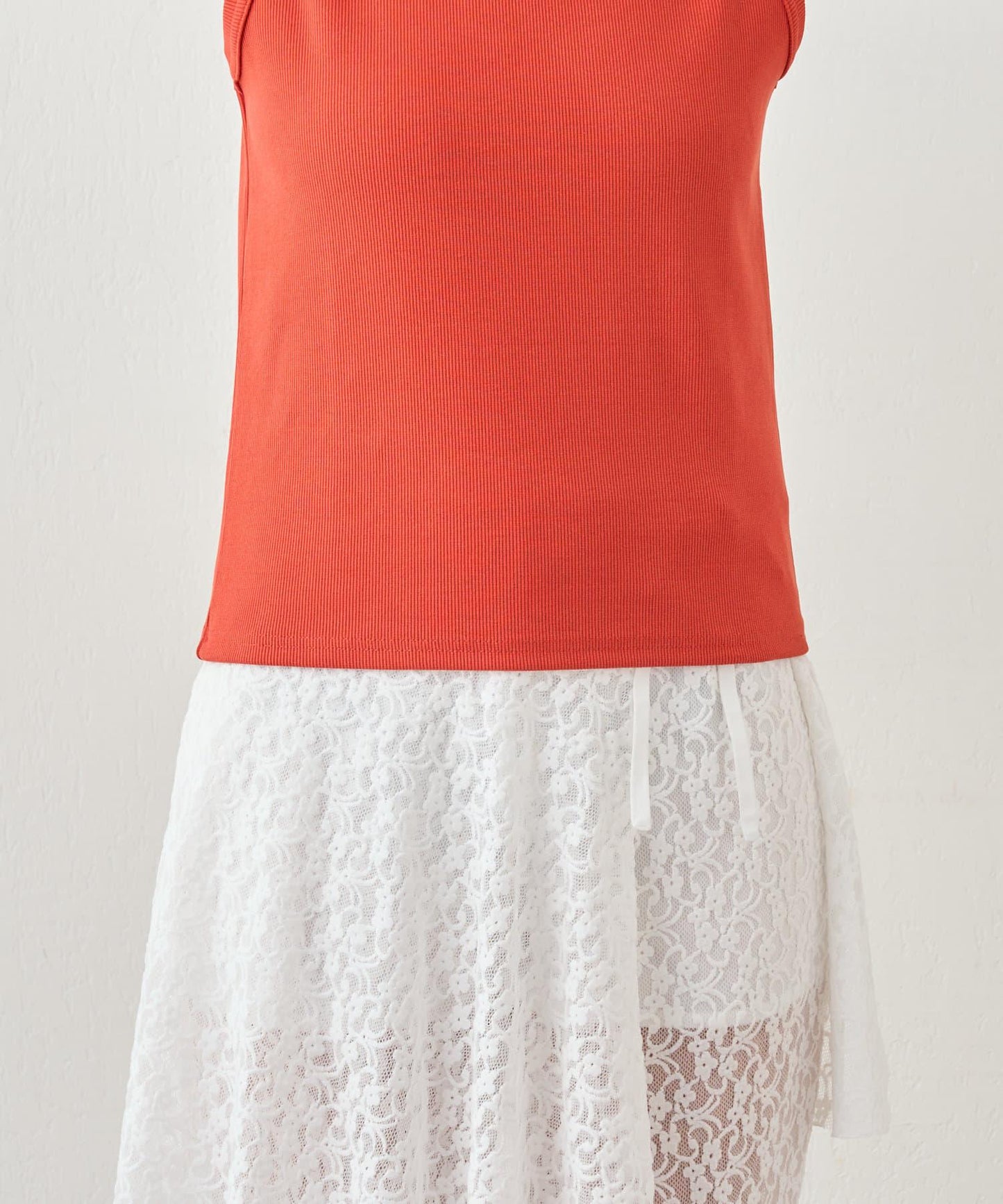 SHENERY 羅紋修身無袖背心