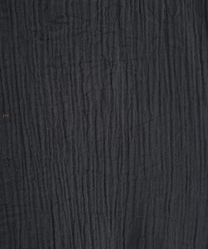 印度雙層紗 Henley紐扣 長袖 上衣