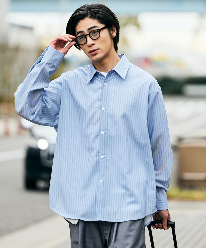 AiRide/エアライド 寬鬆版 常規領 可收納 吸水速幹 防紫外線 長袖襯衫