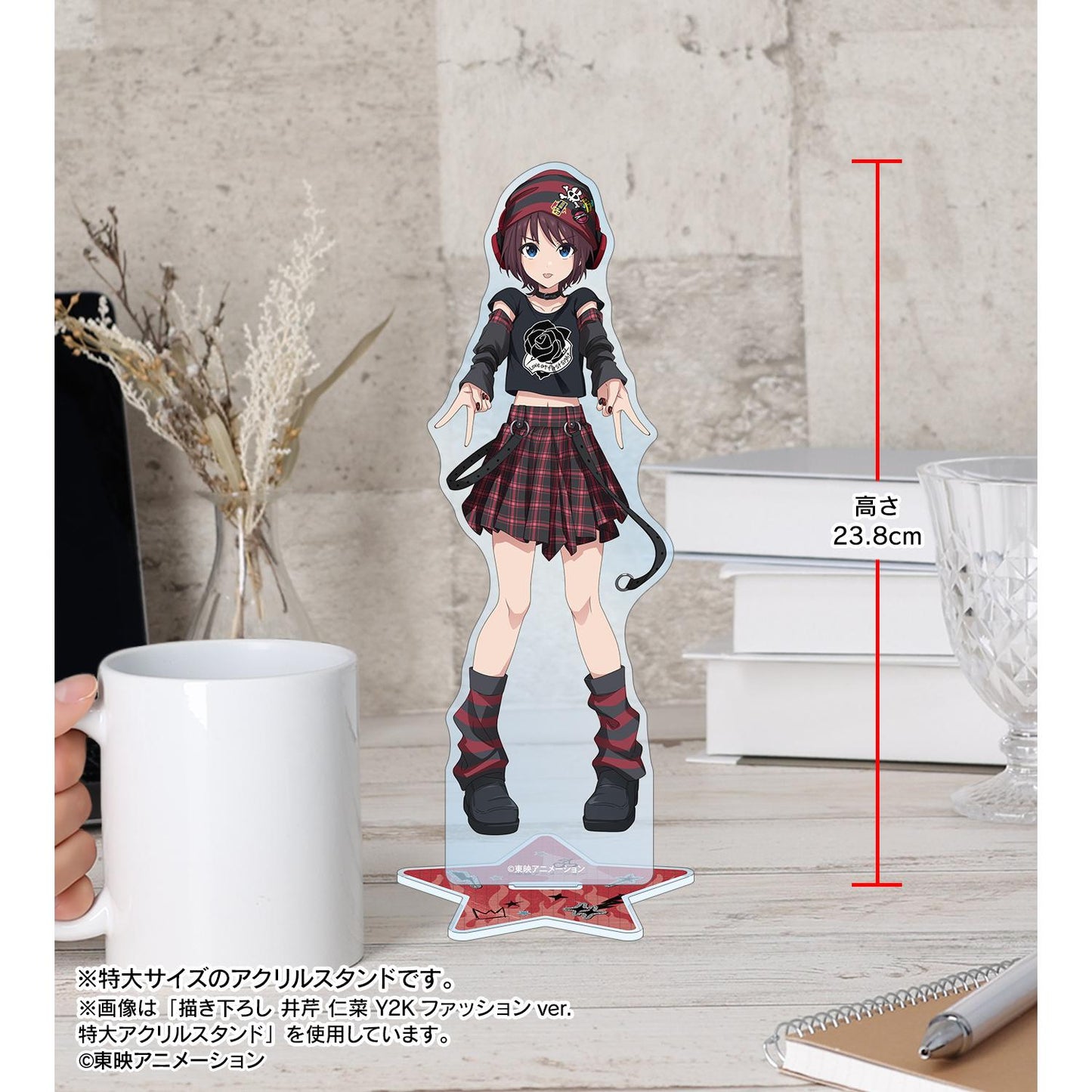 哭泣少女樂隊 新繪系列 河原木桃香 特大亞克力立牌 Y2Kファッションver.