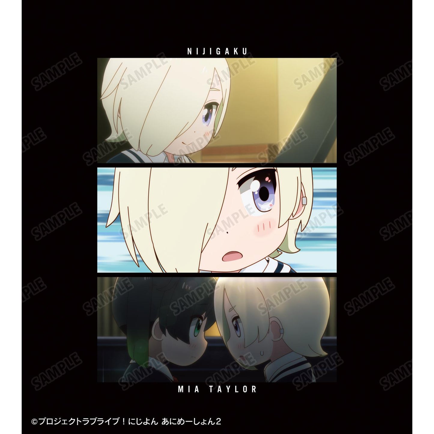 にじよん あにめーしょん2(にじよん動畫2) ミア・テイラー 場面寫套頭連帽衫 中性款 XXL