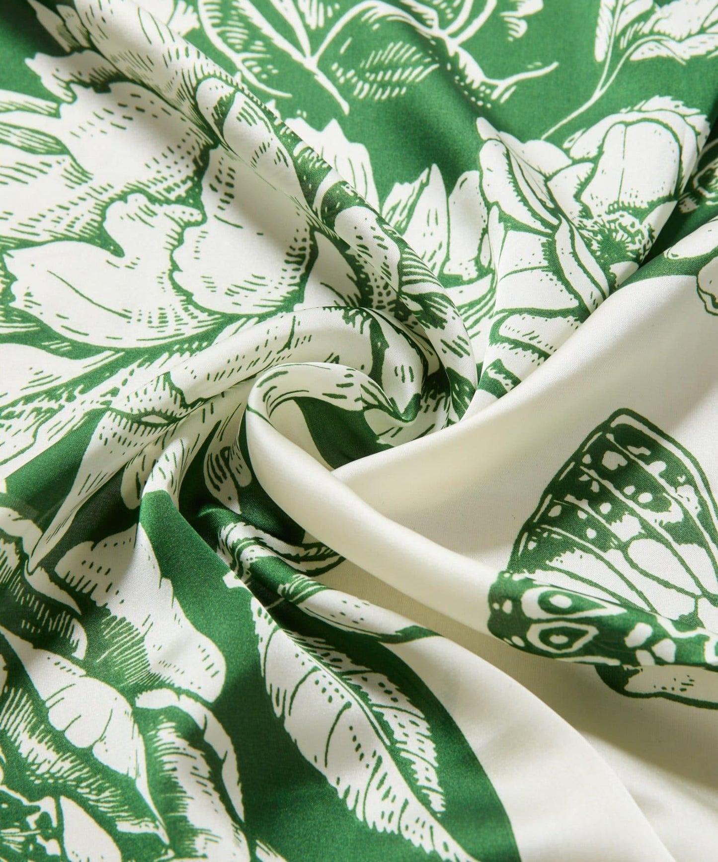 花卉圖案 大尺寸 絲巾 90×90