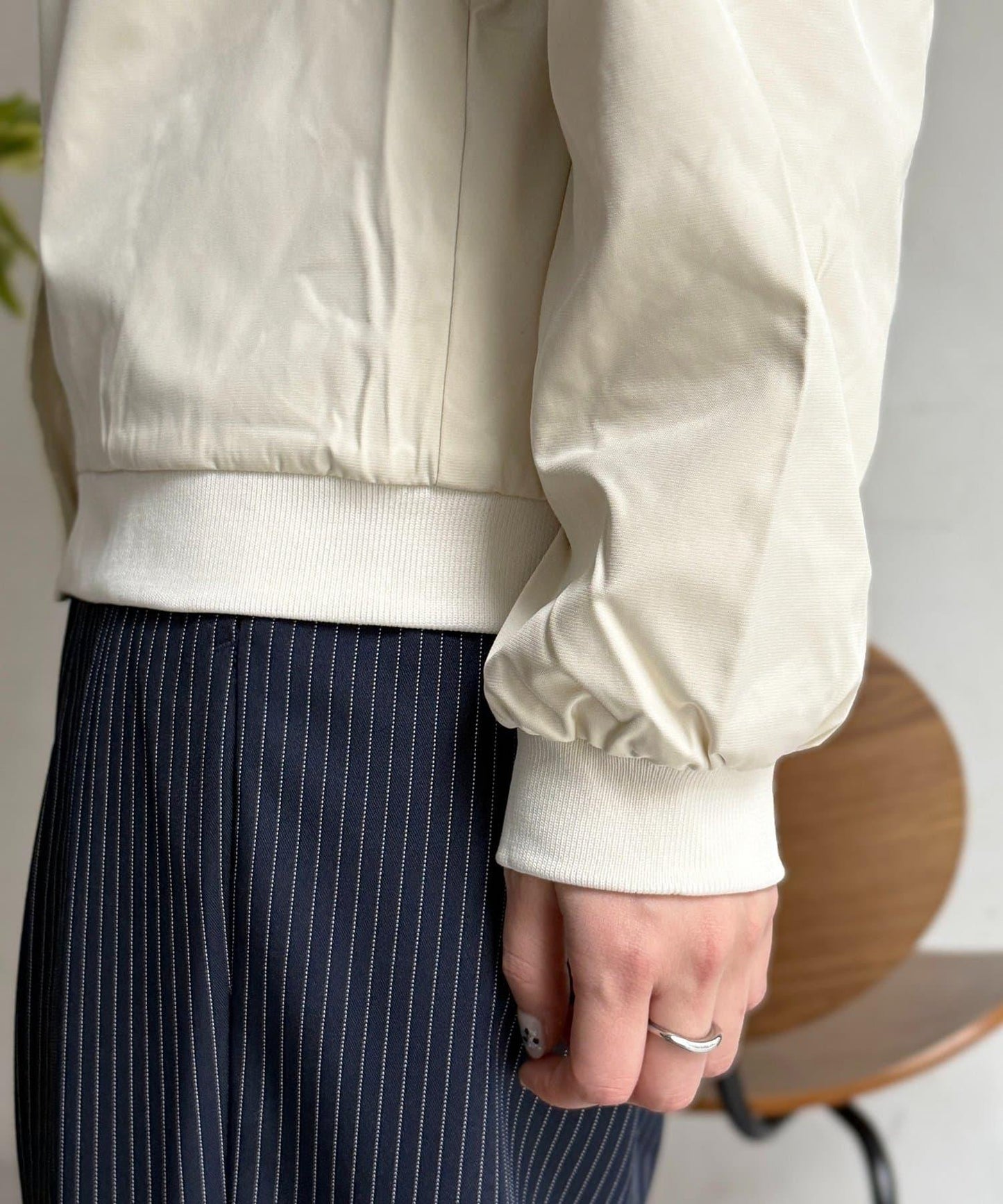 牛仔拼接連帽夾克