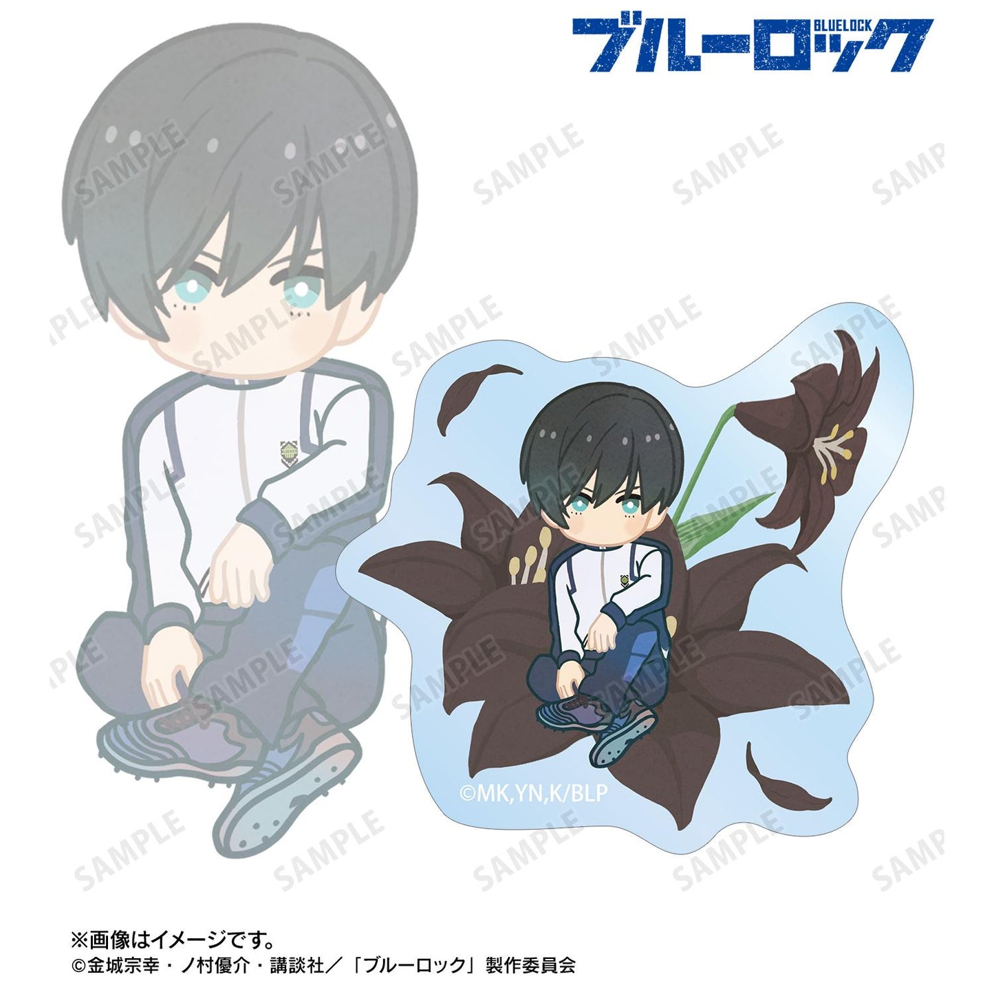 《藍色監獄》 Botania系列 第2彈 糸師凜 透明異形貼紙