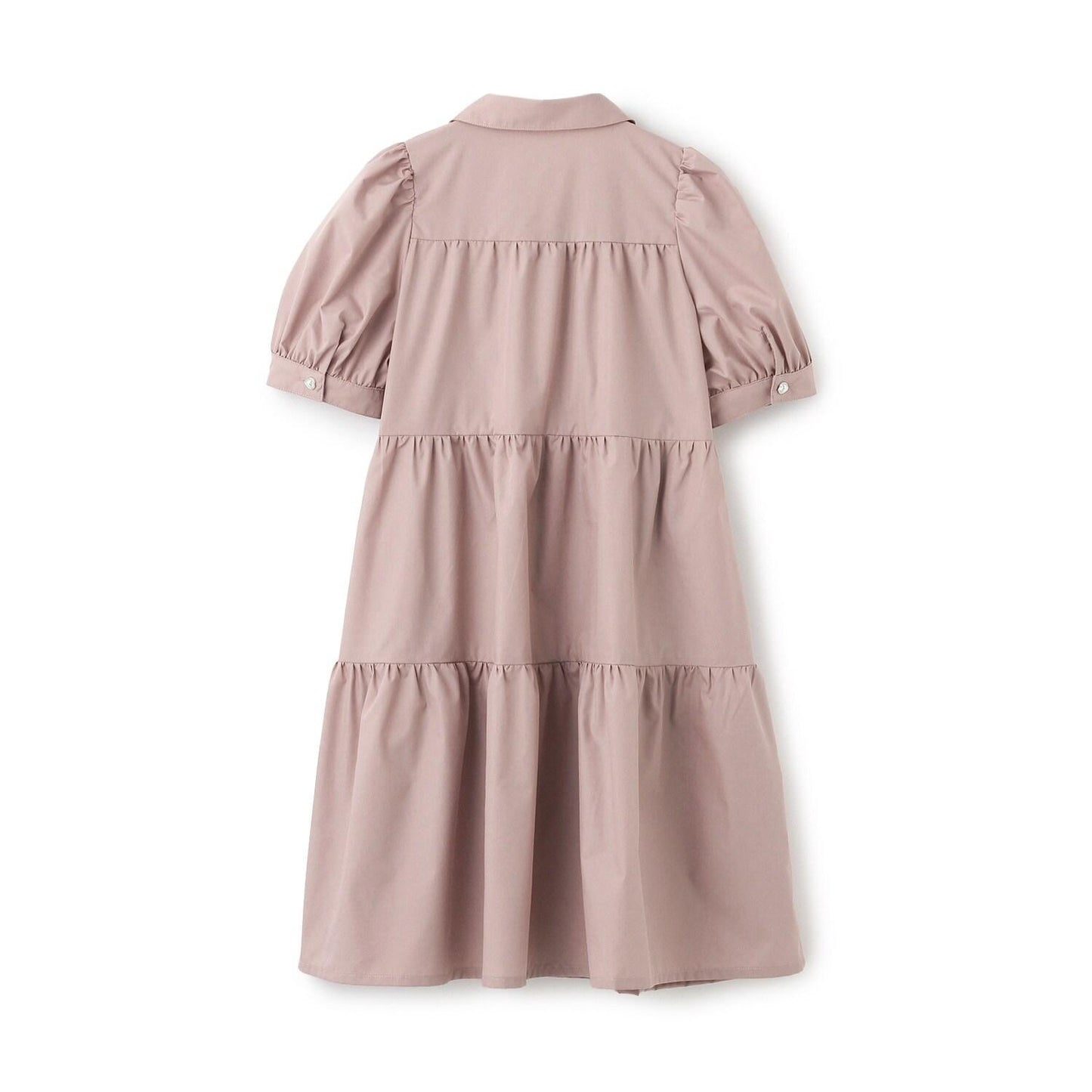 蝴蝶結裝飾層疊連衣裙