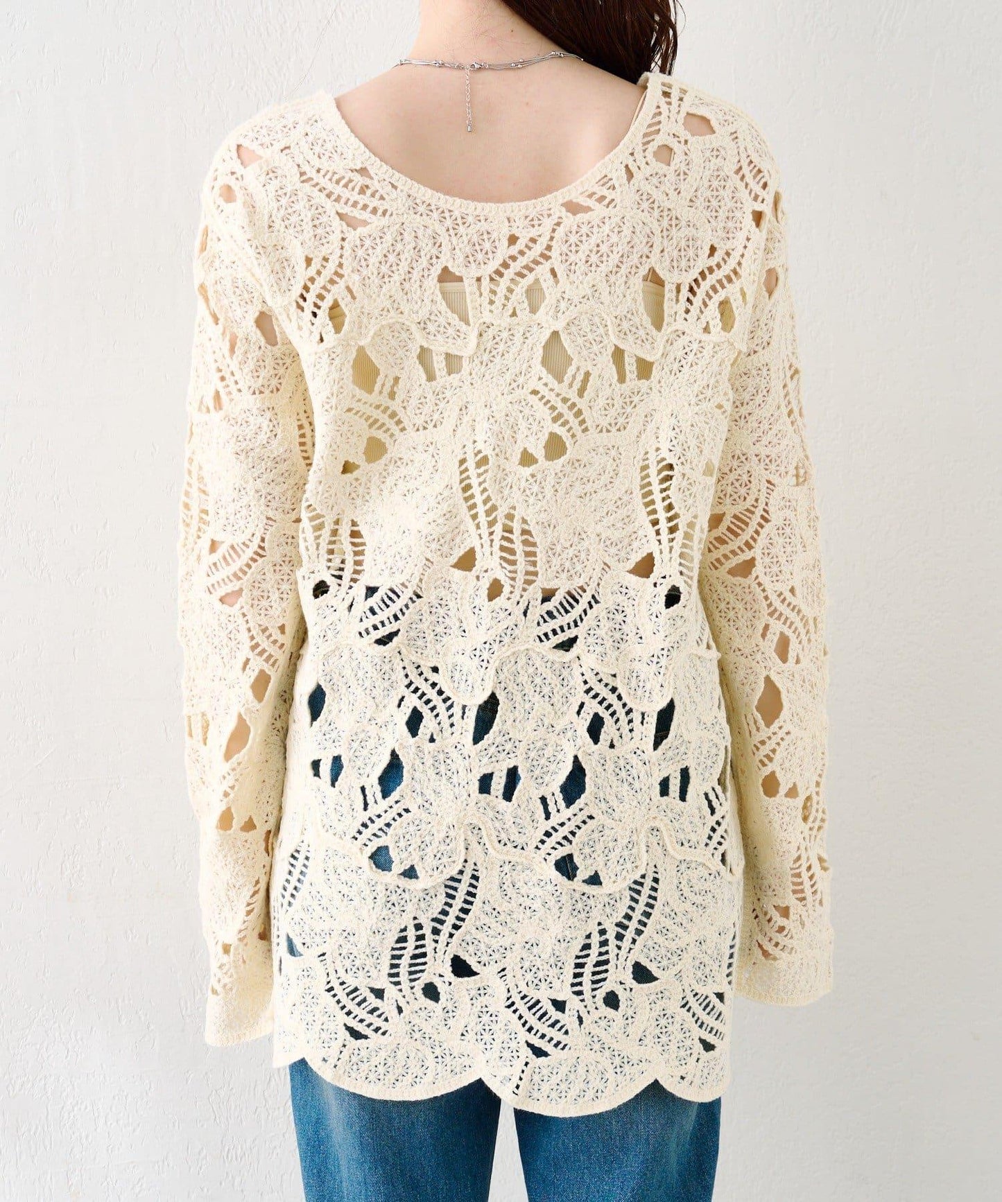 鏤空蕾絲迷你連衣裙