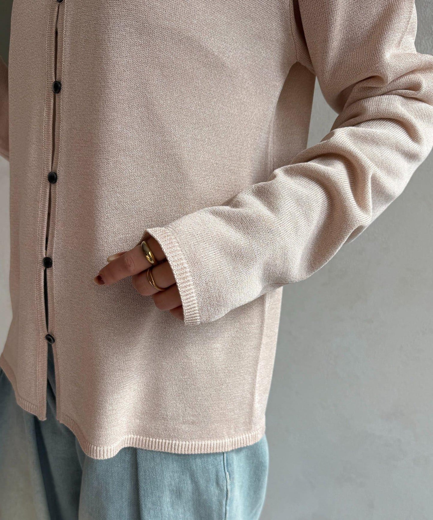 帶領清爽針織開衫