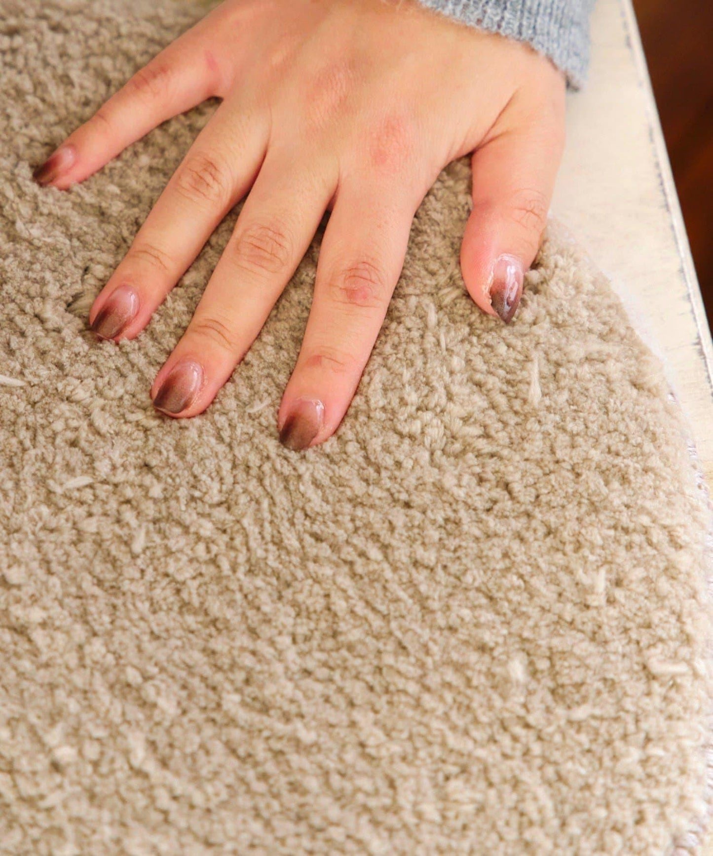 fluffy 橢圓地墊 50×80cm