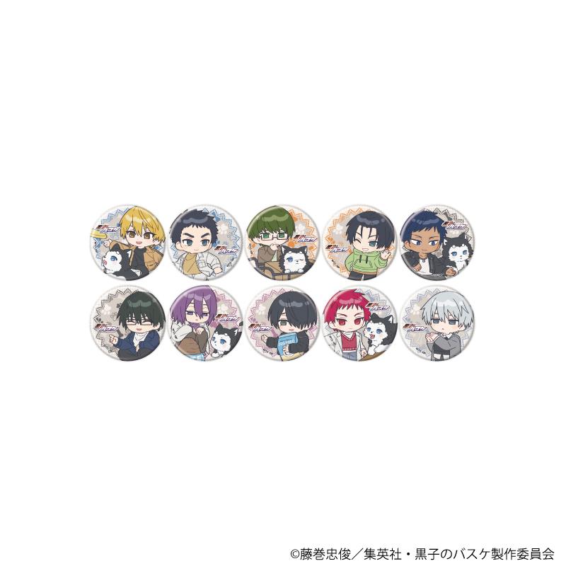 黑子的籃球(黑子的籃球) 徽章 テツヤ2號といっしょver. 完整套裝 全10種 BOX款