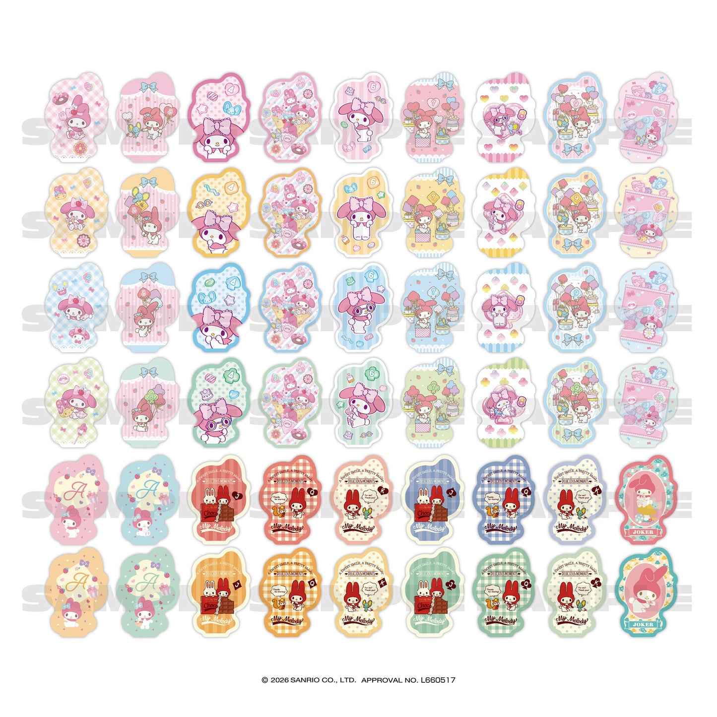 《三麗歐》 皮克角色系列 《美樂蒂》 撲克牌