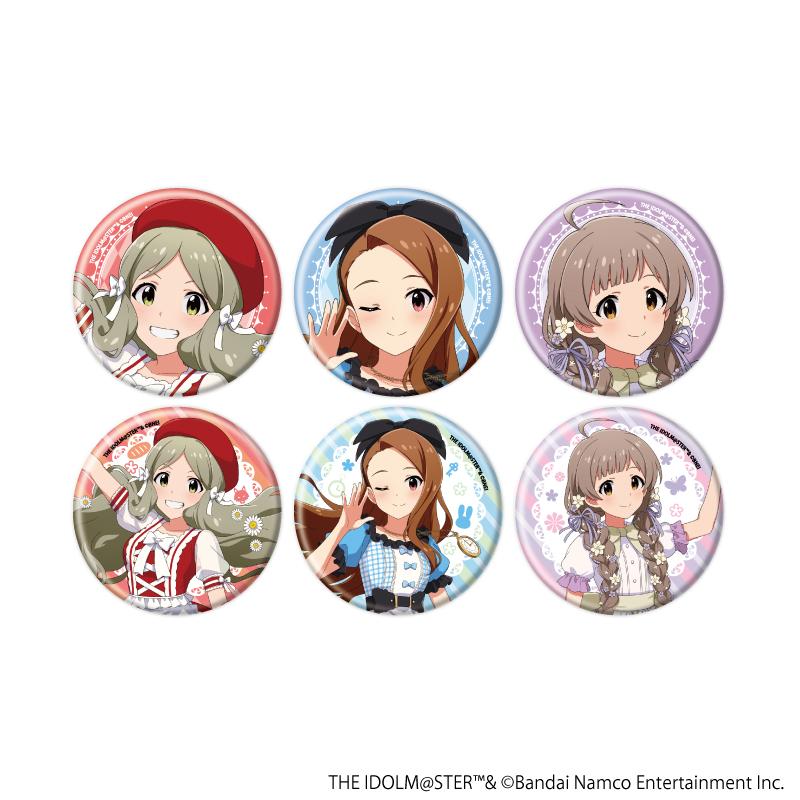 アイドルマスター ミリオンライブ!(偶像大師 百萬人演唱會!) 徽章14系列 全6款 繪製插畫 徽章套裝 6個裝