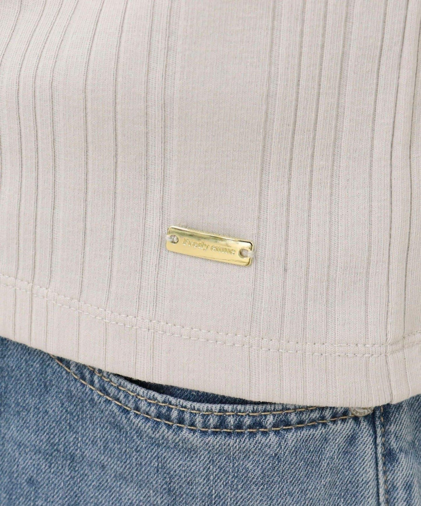 隨機羅紋 五分袖 T恤