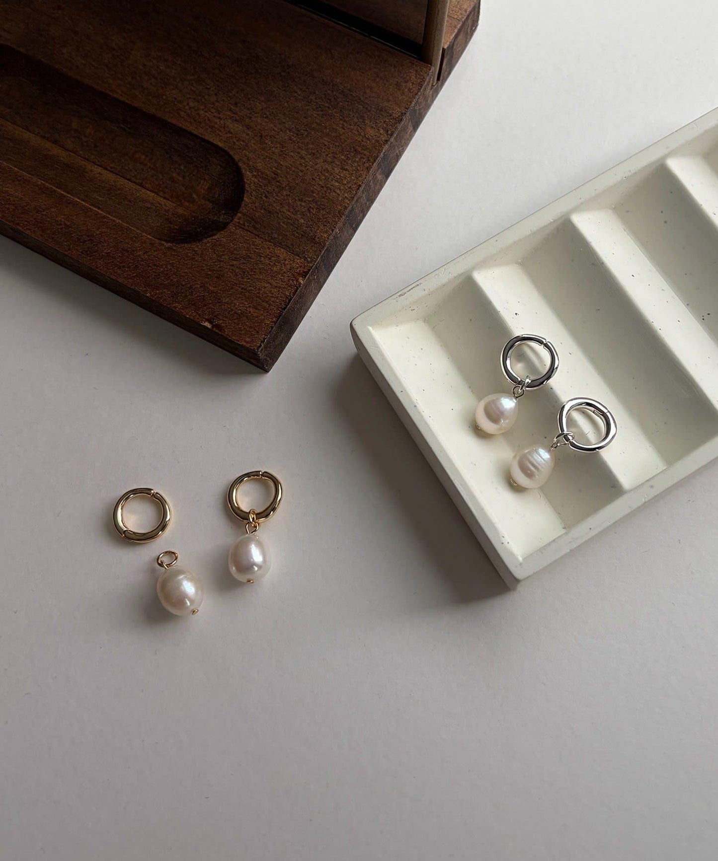 GOLDY 淡水珍珠多WAY設計耳環