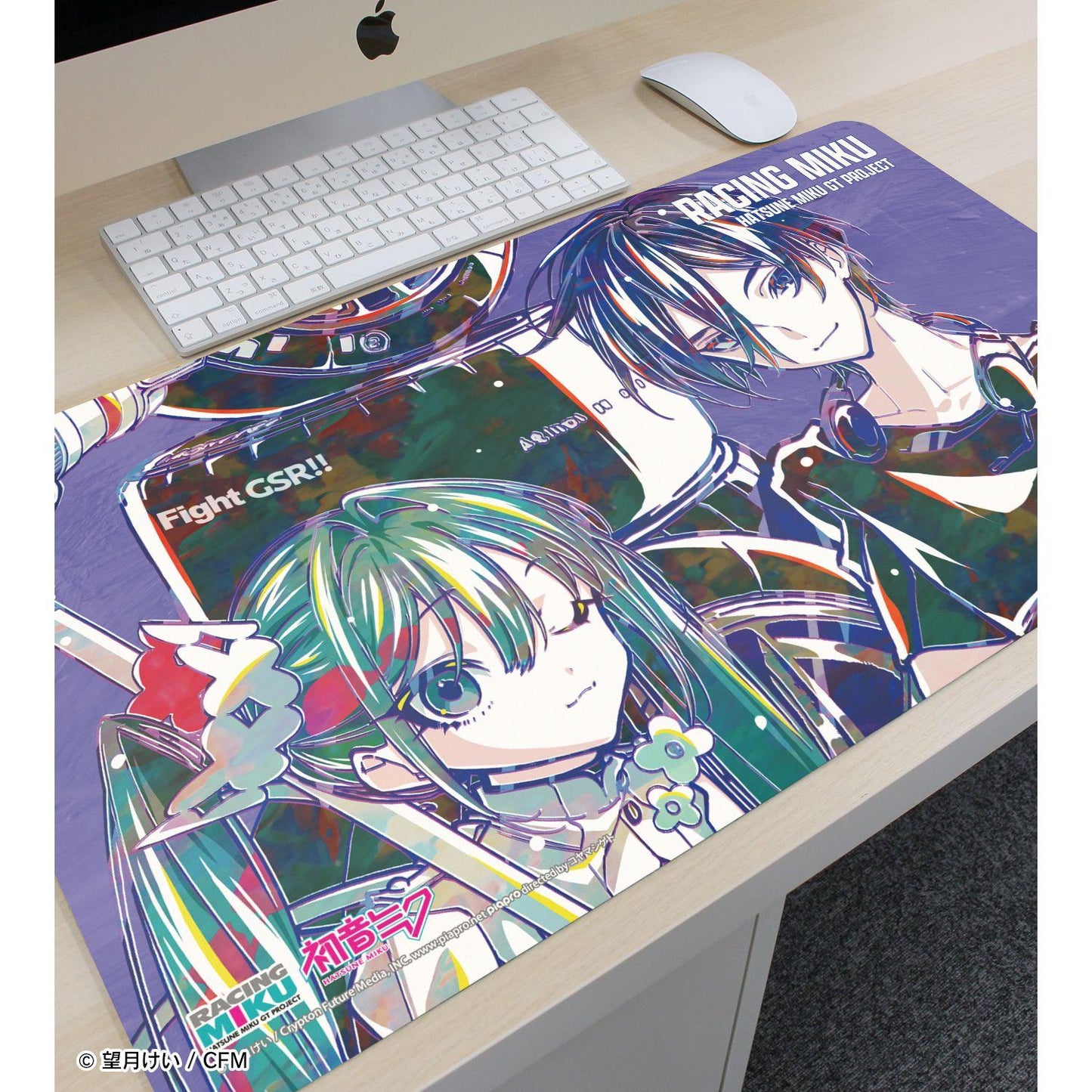 《初音未來》(初音未來) 第3彈 レーシングミク 2025Ver. 多功能桌墊 Ani-Art ver.A