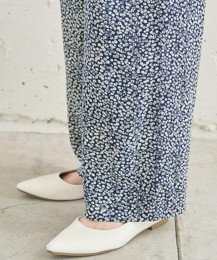 印度小花印花 休閒褲