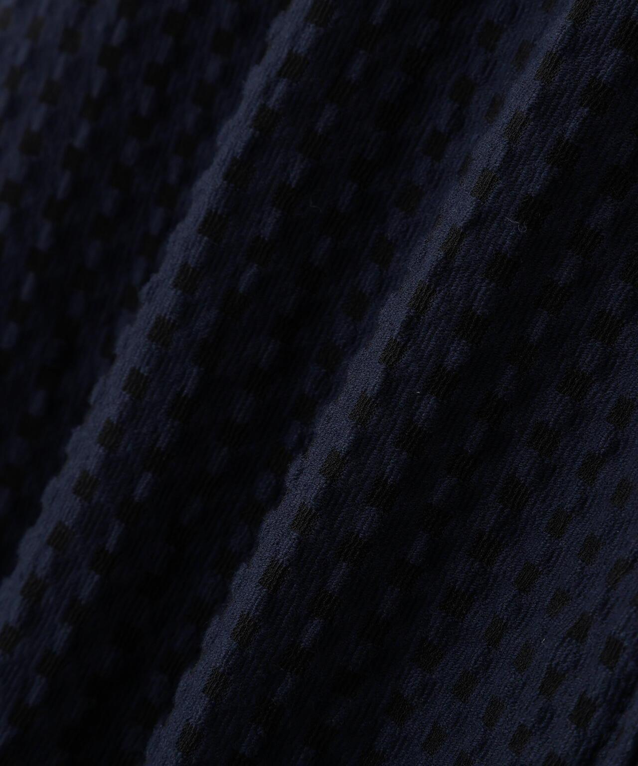 拉舍爾格紋蕾絲 拉鍊短外套