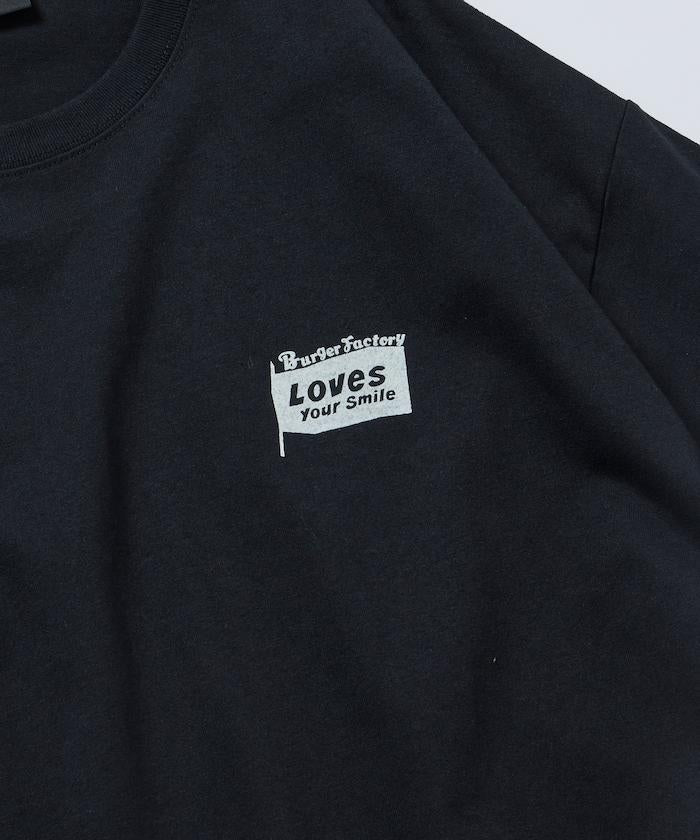 Burger Factory×FREAK'S STORE 寬鬆版型 後背印花 圓領T恤