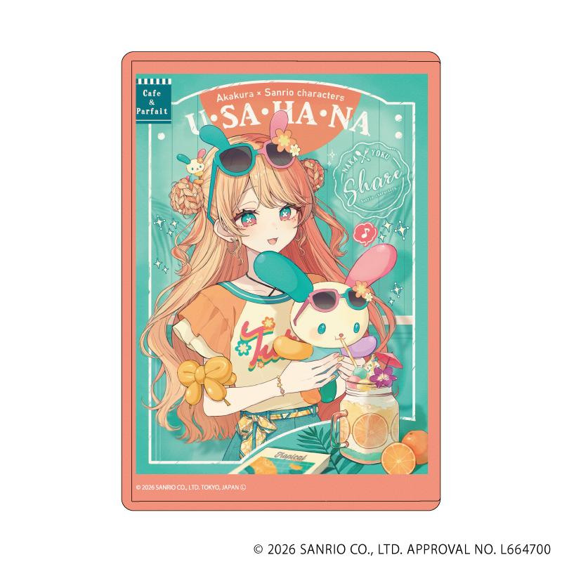 赤倉×《三麗歐》(赤倉×《三麗歐》) ウサハナ 透明文件夾 35型號 聯名插畫款
