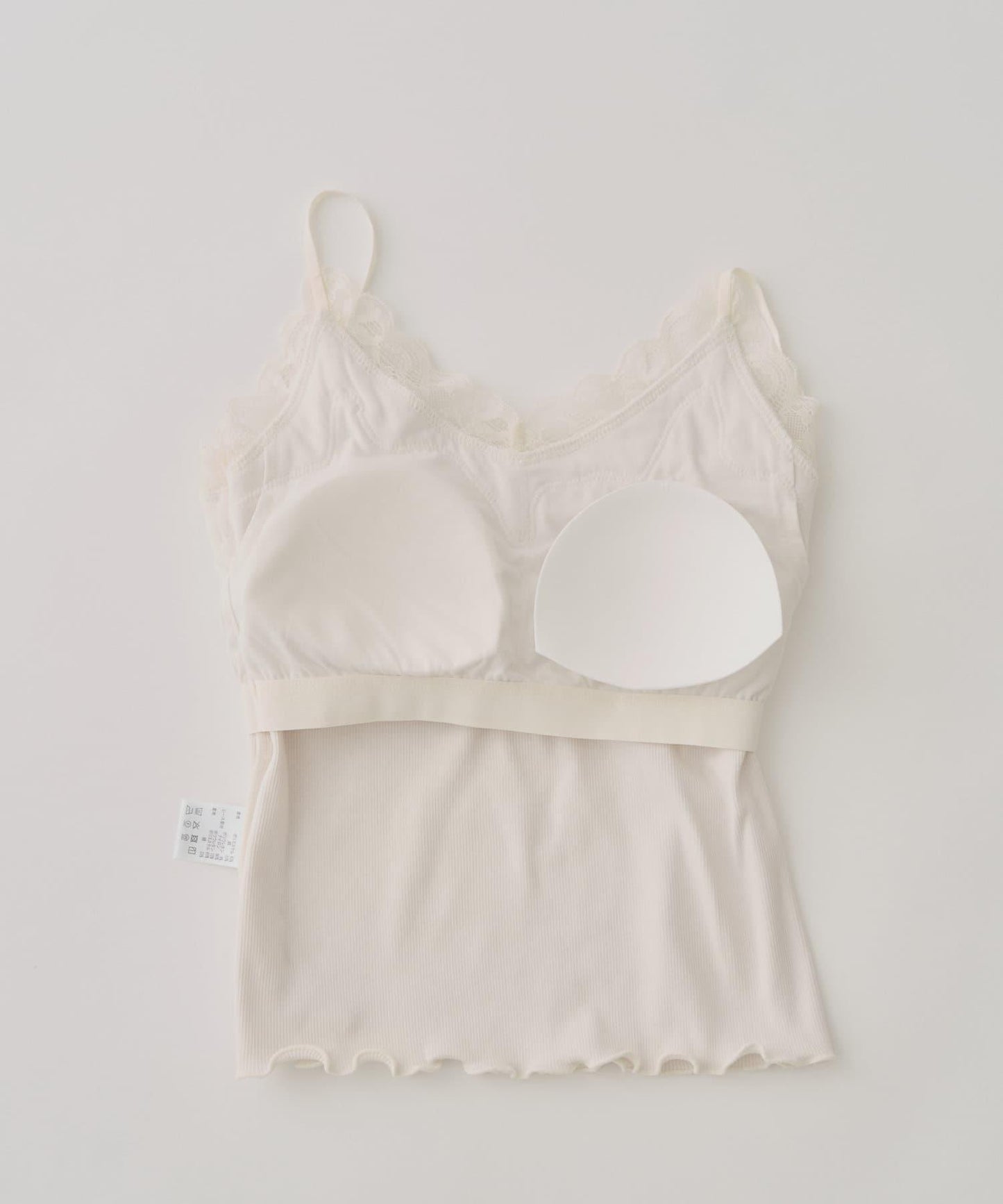 Chico 帶胸墊蕾絲吊帶背心