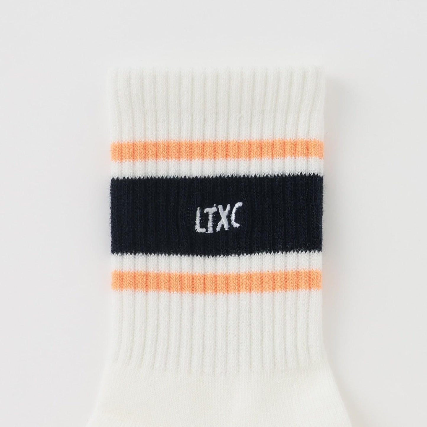 LTXC 多條紋中筒襪