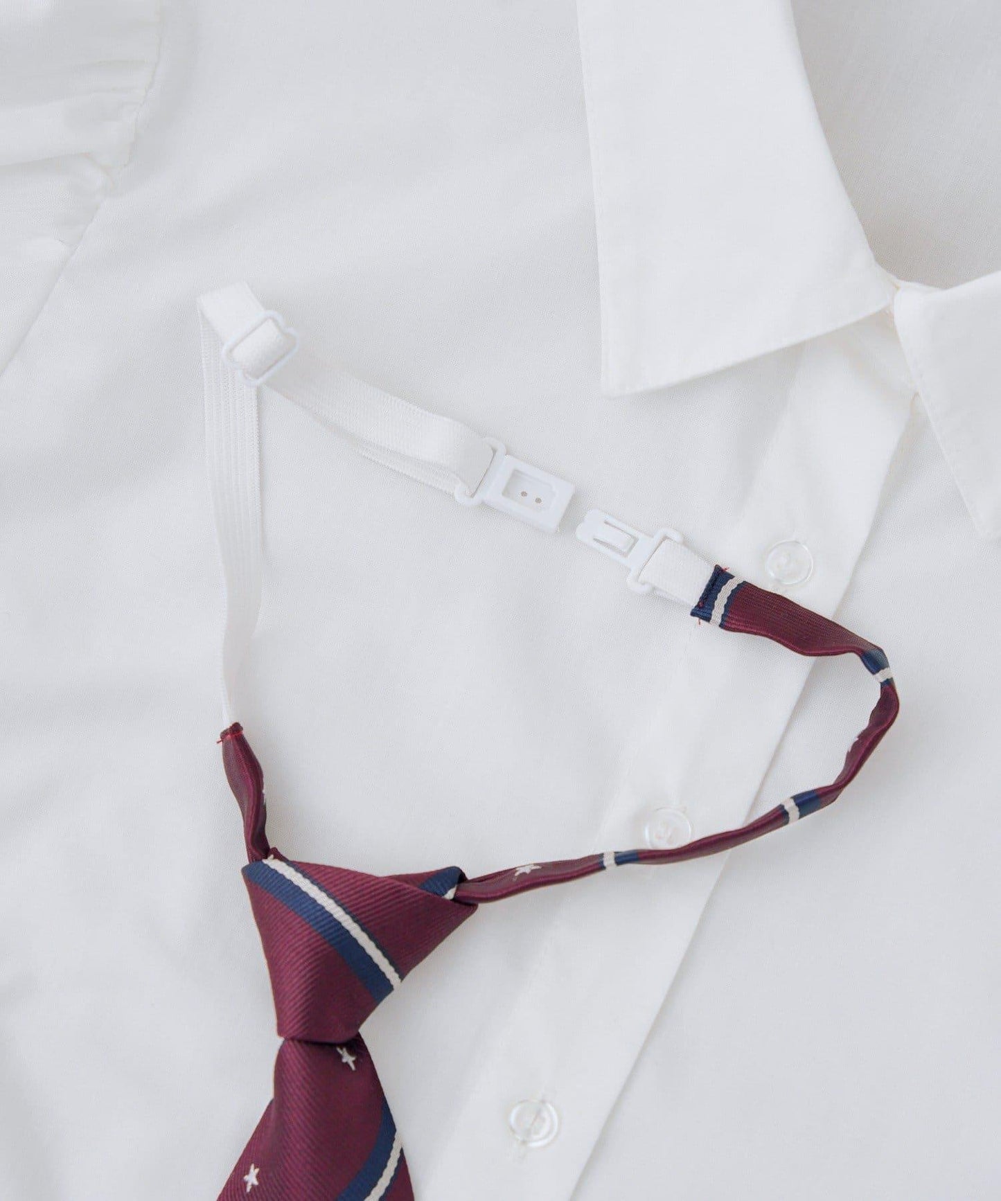 ANOTHER BRANCH 校園風附領帶襯衫