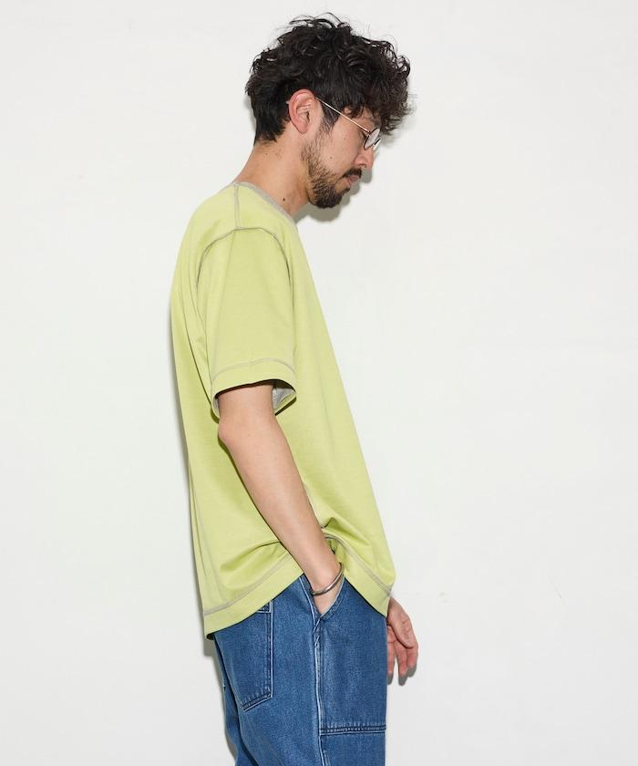 可雙面穿寬鬆版 配色設計 空氣層短袖T恤