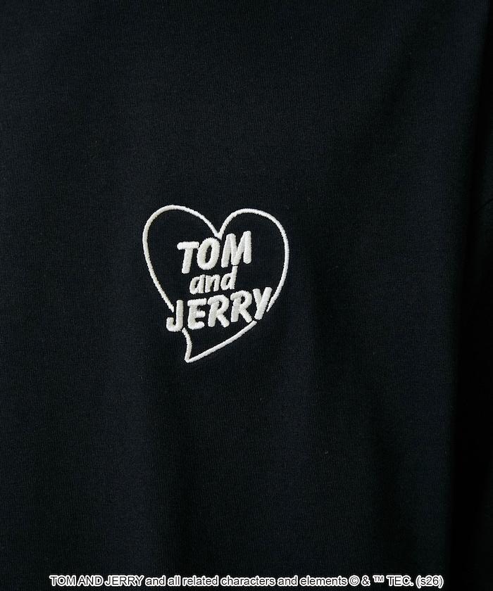 TOM AND JERRY(貓和老鼠) 心形圖案 功能性T恤