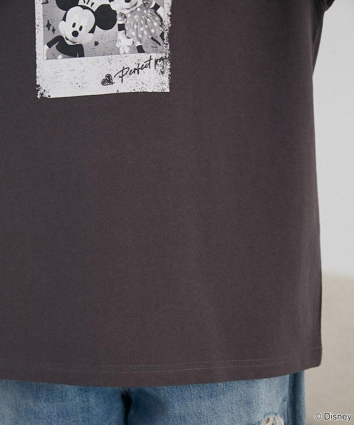 Minnie Mouse ミニーマウス 塗鴉風照片印花 T恤