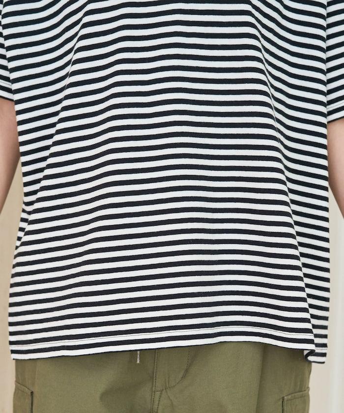 寬鬆版型 條紋 短袖 T恤