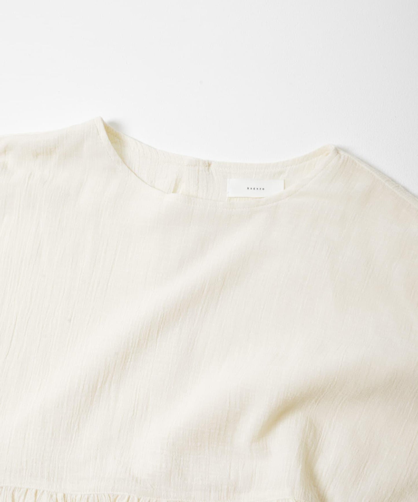 棉質褶皺抽褶設計襯衫