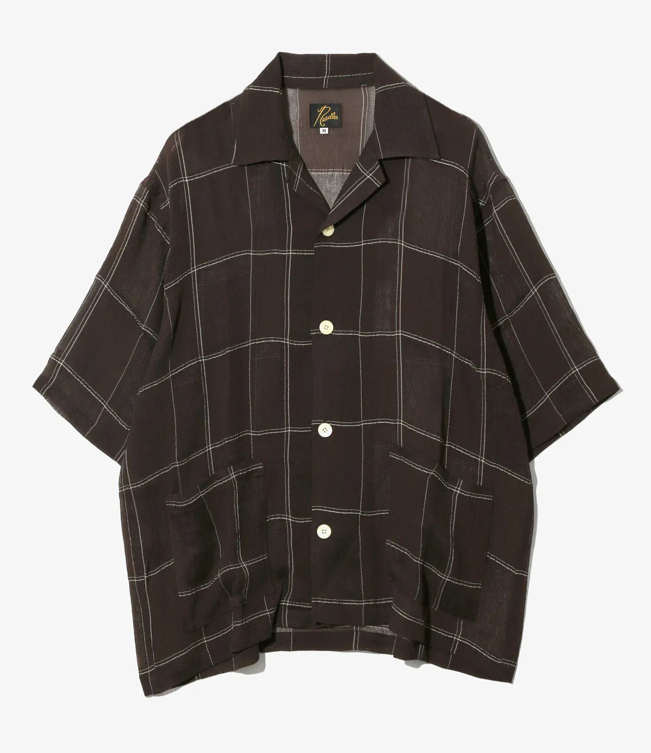 Needles Cabana Shirt Cupra Crepe Plaid 襯衫